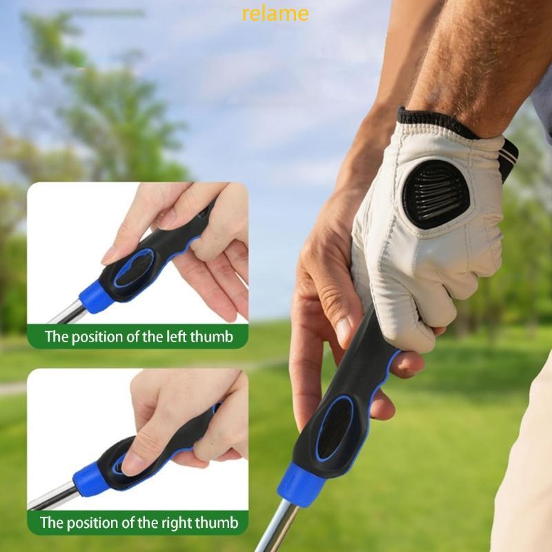 Rel Golf Practice Grip Swing Trainers Mão Direita Aperto Alinhamento Auxílio