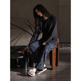 Pijamas femininos primavera outono macio puro algodão de manga comprida estilo Casual 2026 novo estilo Homewear solto ou