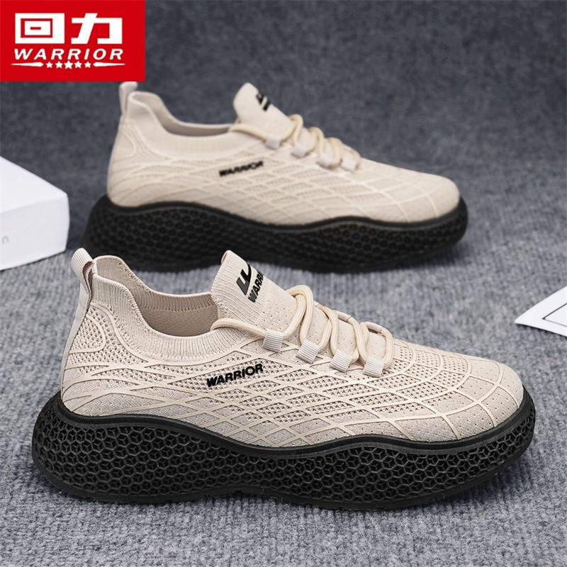 Puxar para trás verão respirável sapatos masculinos 2026 novo estilo verão malha masculina esportes casuais confortáveis