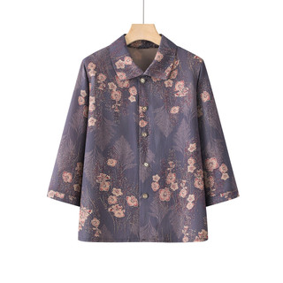 Camisa de outono para idosos de meia-idade, mulheres idosas, avó, primavera verão, Top fino, solto, mãe, outono, velha s