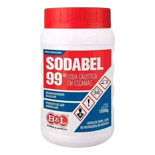 Matéria Prima Para Sabão Caseiro Sodabel Desengordurante 1kg- Sodabel