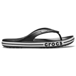 Chinelo crocs bayaband flip black/white