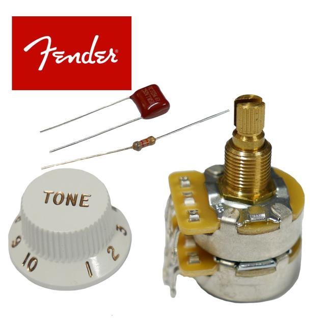 Original Fender tbx comutação alto baixo cor reta dupla camada guitarra baixo potenciômetro