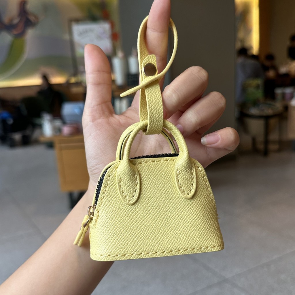 Verão 2025 novo estilo coreano ins nicho All-Match moeda bolsa High-End sentimento cor sólida portátil simples escudo pe