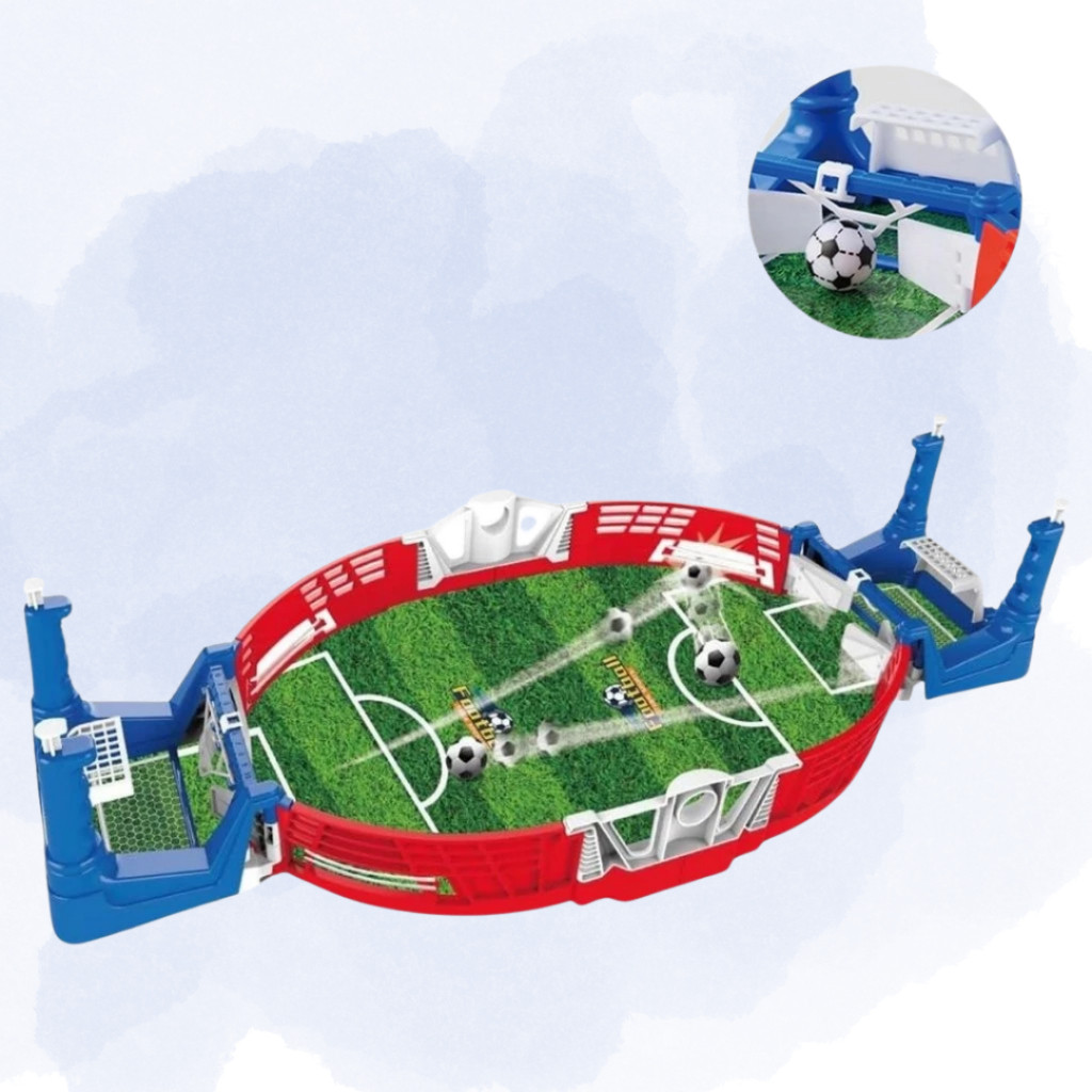 Brinquedo Jogo de Futebol De Mesa Portátil Com Lançador