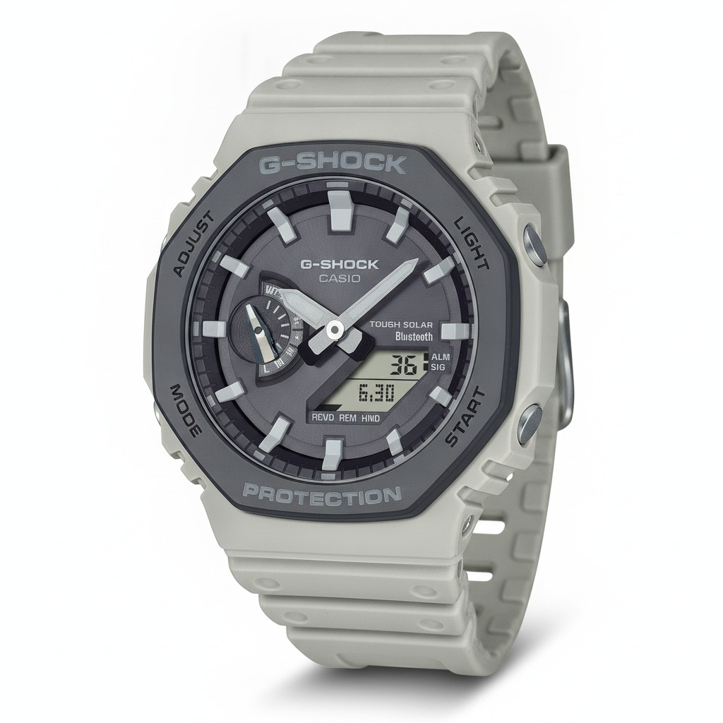 RELÓGIO CASIO G-SHOCK MASCULINO CORE GUARD BRANCO GA-B2100LUU-5ADR
