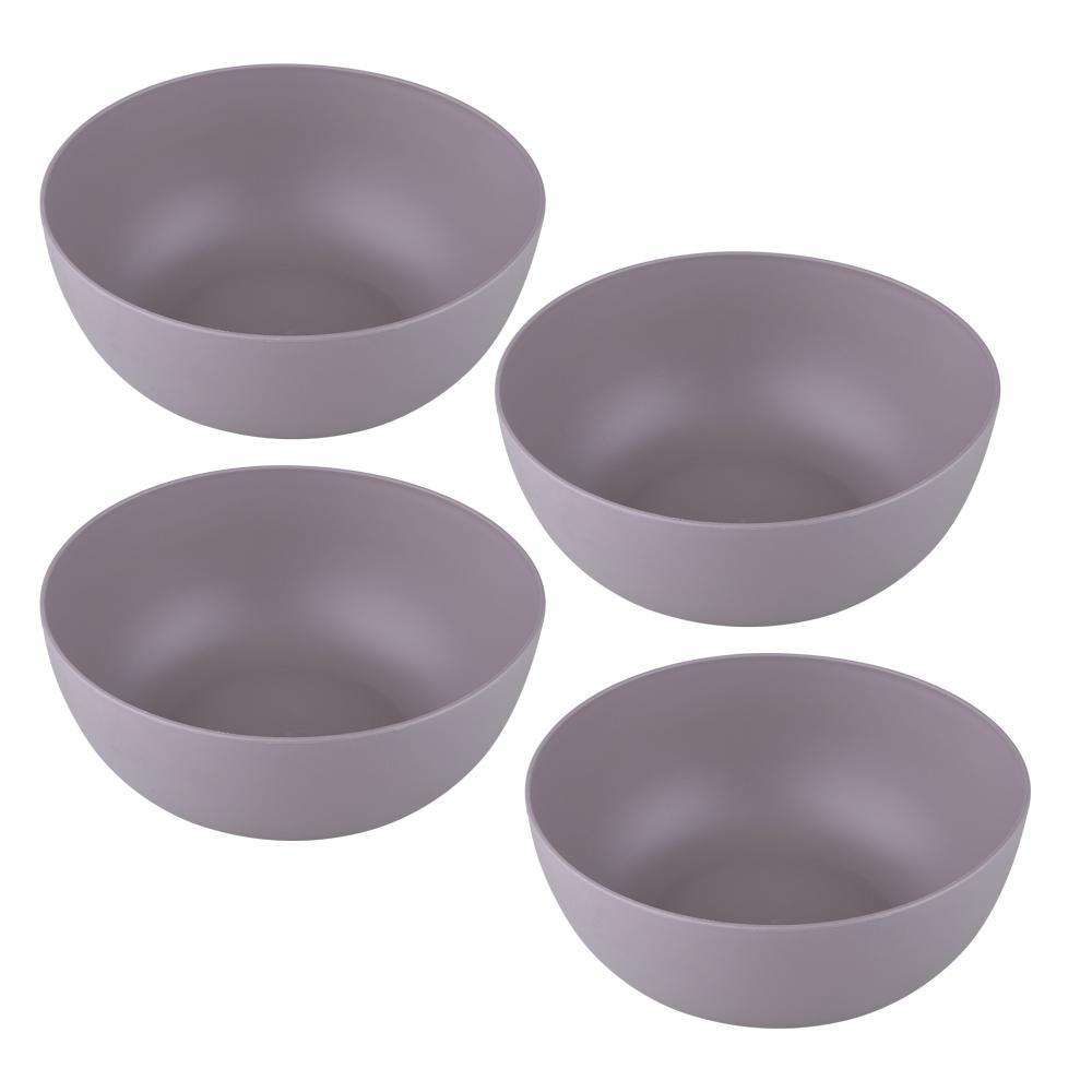 Conjunto 4 Tigelas Bowl 1100ml São Bernardo Cinza · foto 2