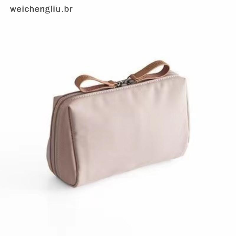 # weicheng Bolsa De Maquiagem Particionada De Grande Capacidade Em Várias Cores Cosméticos Para Armazenamento De Viagem 