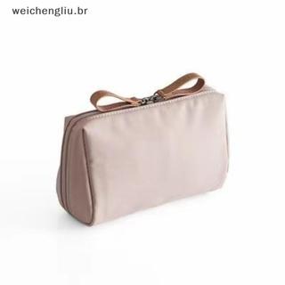# weicheng Bolsa De Maquiagem Particionada De Grande Capacidade Em Várias Cores Cosméticos Para Armazenamento De Viagem 