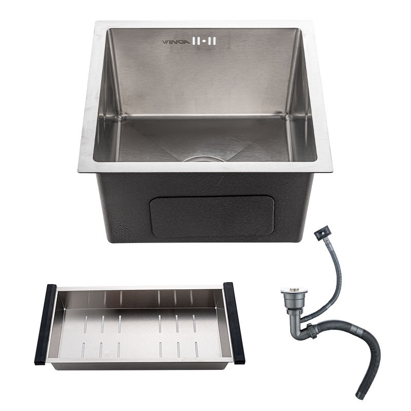 Cuba Gourmet Cozinha Inox 40x40cm com Cesto Escorredo
