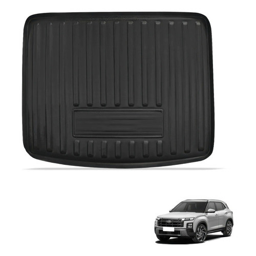 Tapete Bandeja Porta Malas Creta 2025-2026 Carbag 05.17 Preto 3D 5D Borda Alta Impermeável