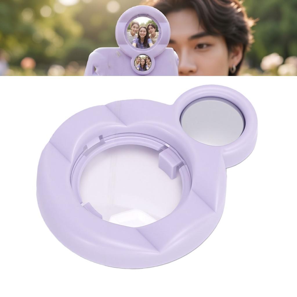 Espelho para selfie adequado para Fujifilm Instax Mini 13 Lente de câmera instantânea Acessório para auto-retrato Roxo