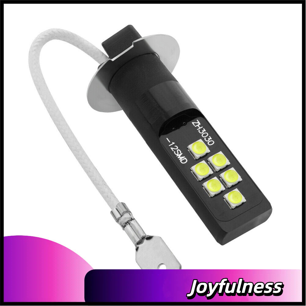 Joyfulness-br Joyness-br Carro LED luzes de neblina 80W par de lâmpadas de farol H3 lâmpada 6000-6500K DRL lâmpada de