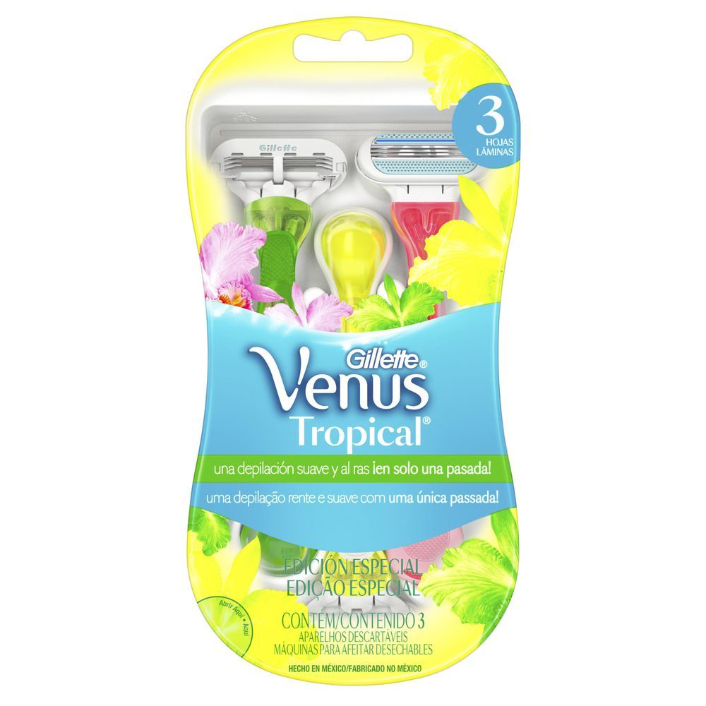 Aparelho de Depilação VENUS Tropical 3 Unidades