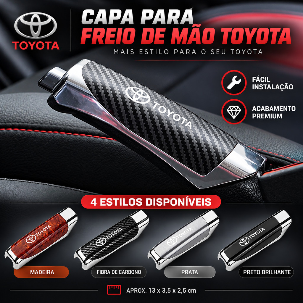 Capa De Freio De Mão Toyota Protetor De Alça Estacionamento Acessório Interno Para Corolla Cross Altis XEi GLi GR-S Yari