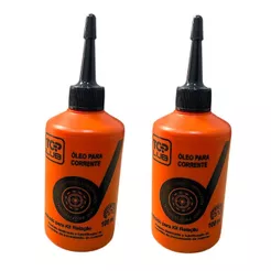 2x Oléo Grafitado Lubrificante Corrente Transmissão Relação Moto Bike 100ML