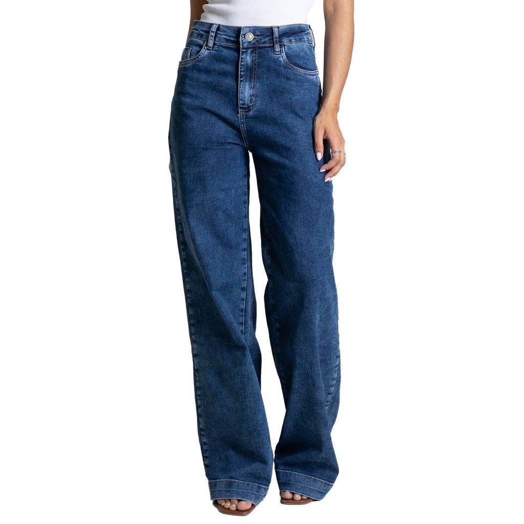 Calça Jeans Sawary Wide Leg - 284234