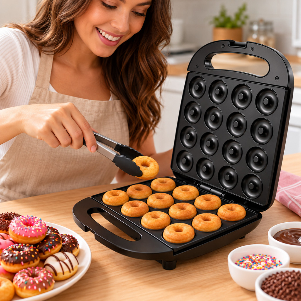 Máquina de Donuts Rosquinhas Viccoli 16 Furos 110v e 220v PREMIUM