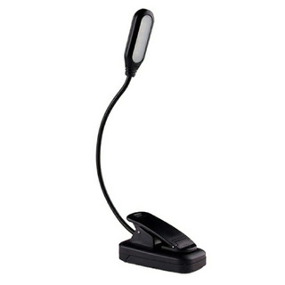 Luminária de Mesa Portátil Led Grampo Regulável 360° Leitura Flexível