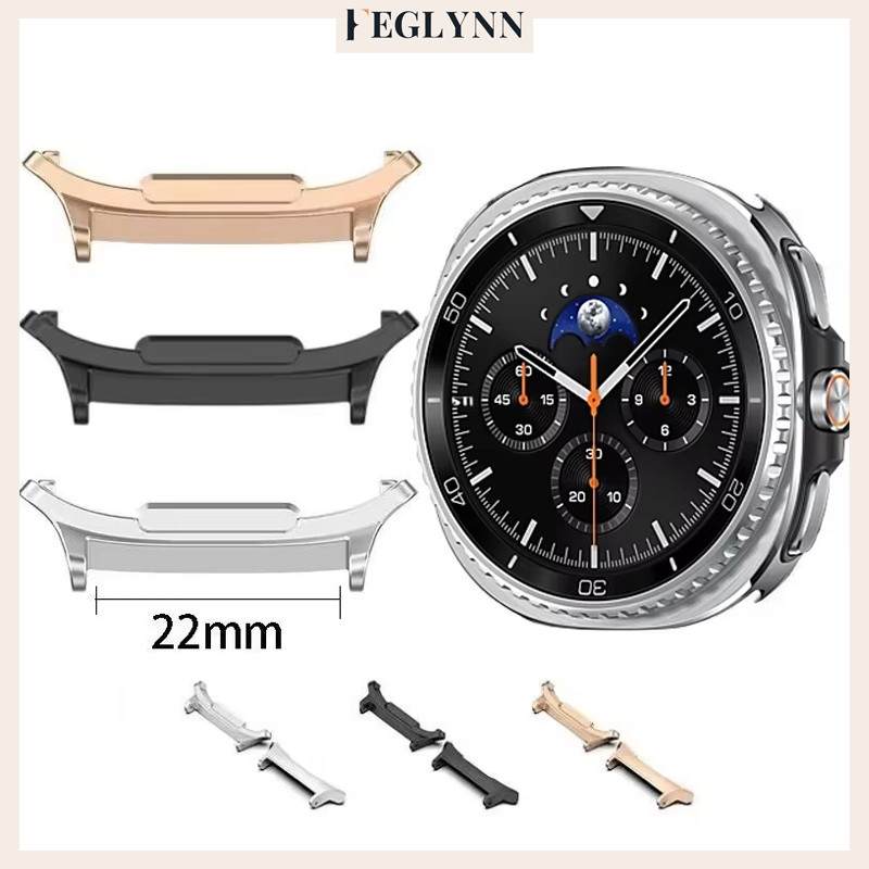 Connector De Aço Pulseira Adaptador Conexão Inoxidável Para Relógio Smartwatch Samsung Galaxy Watch Ultra 2/Ultra 47mm