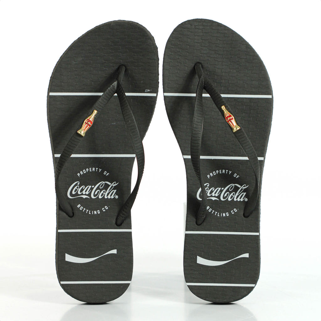 Imagem Chinelo Coca Cola Flam Preto - Feminino
