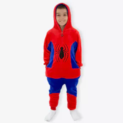Macacão Kigurumi Infantil de 9 a 10 Anos Homem-Aranha – Marvel