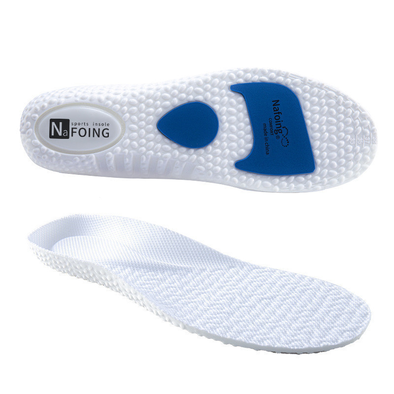 Palmilha respirável esportiva masculina feminina palmilha confortável com absorção de choque