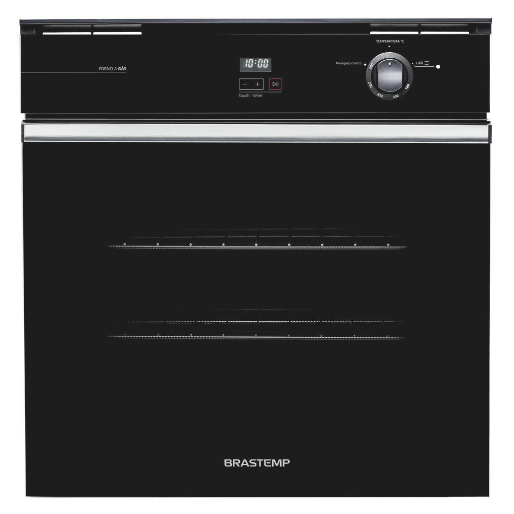 Combo Cooktop 5 Bocas a Gás Cor Preto + Forno de Embutir a Gás 78 Litros Brastemp (BDS85AE + BOA84AE) - BD85_BO8A_CJ · foto 2