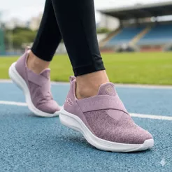 Tênis Feminino Olympikus Easy 3 Calce Fácil Roxo