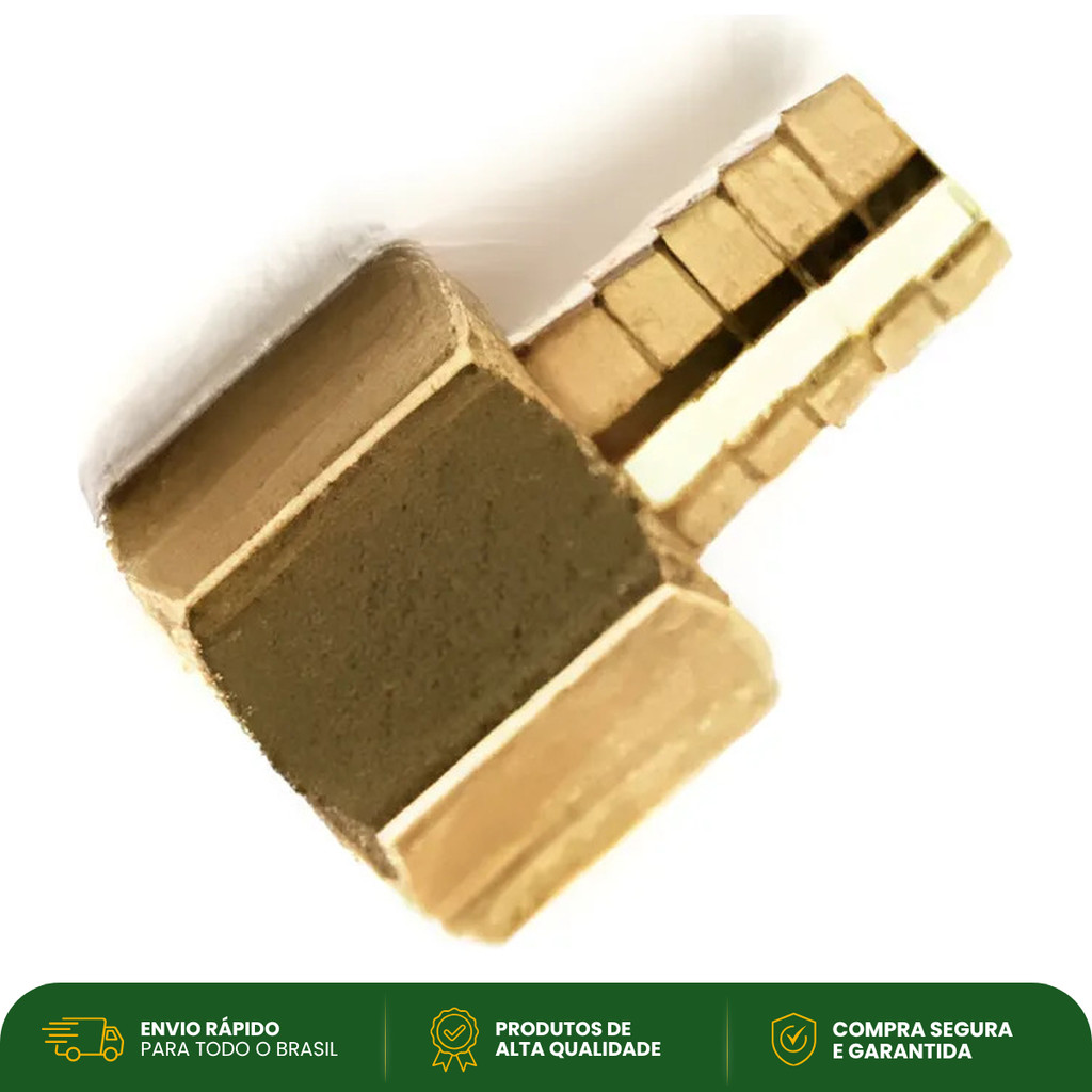 Espigão Fêmea Giratório de Latão 1/4 BSP x 1/4 para Mangueira Hidroconex