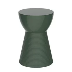 Banqueta Baixa Polipropileno sem Encosto Sili Verde/Alecrim Verde Alecrim