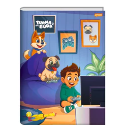 Caderno Brochura Universitário Turma Do Duda 80 Folhas - Jandaia CAPA:VIDEOGAME