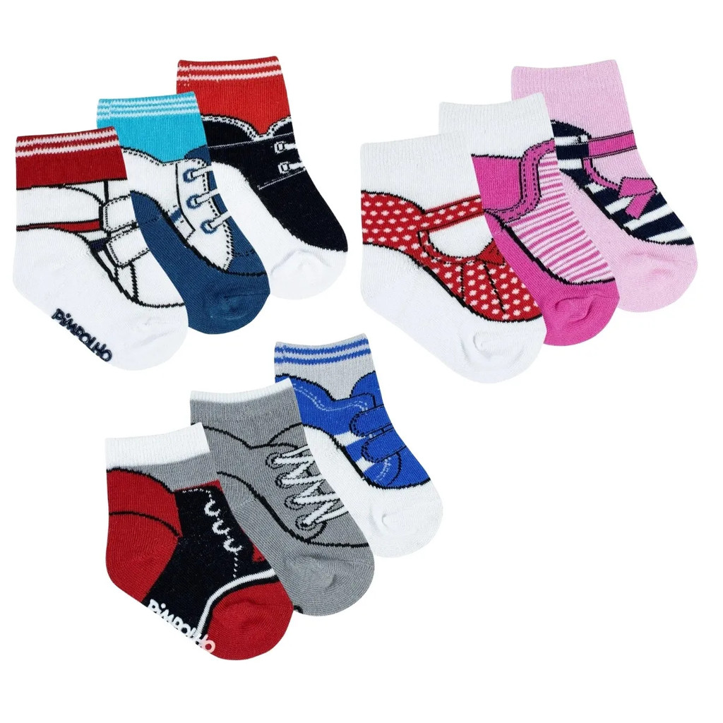 MEIA KIT Sapatinho Masculino Com 3 Pares 0 AO 20 PIMPOLHO