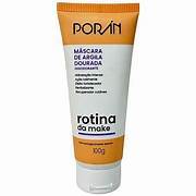 MÁSCARA DE ARGILA DOURADA ROTINA DA MAKE 100G - PORAN