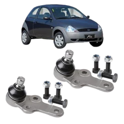 Par Pivo Suspensão Inferior Ford Ka 2000 2001 2002 2003 2004 2005 2006 2007 Fiesta Courier