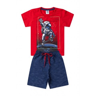 Conjunto Infantil Masculino Pisando Na Lua em Oferta na Shopee