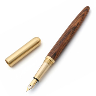 CANETA EXECUTIVA TINTEIRO PONTA PENA AMADEIRADO 0,5MM LUXO PRESENTE ELEGANTE em Oferta na Shopee