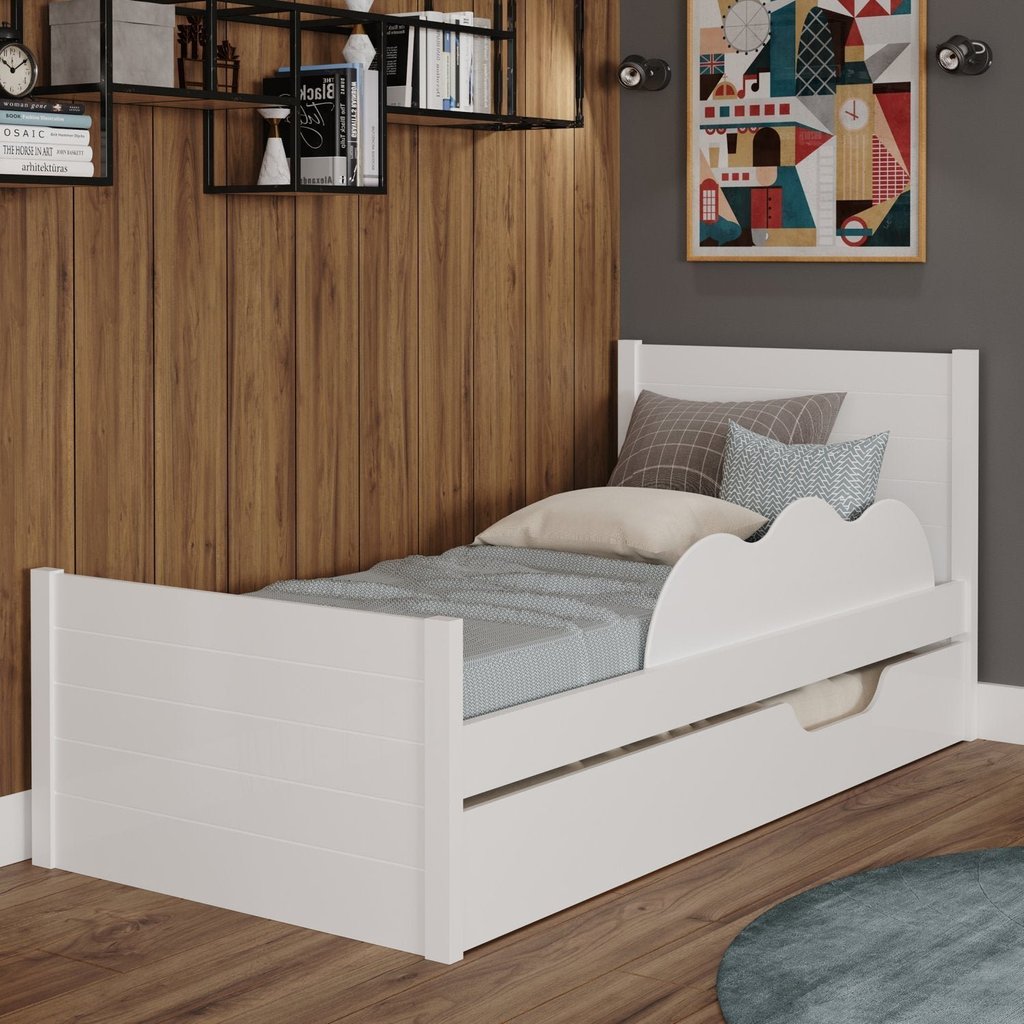 Bicama com Proteção Elza  Branco em Oferta na Shopee