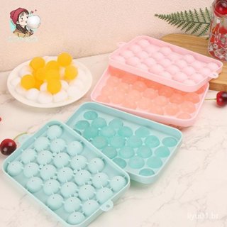 Molde De Silicone Redondo Para Bola De Gelo , 25 Grades , Com Tampa , Cubo Fácil De Desmoldar em Oferta na Shopee