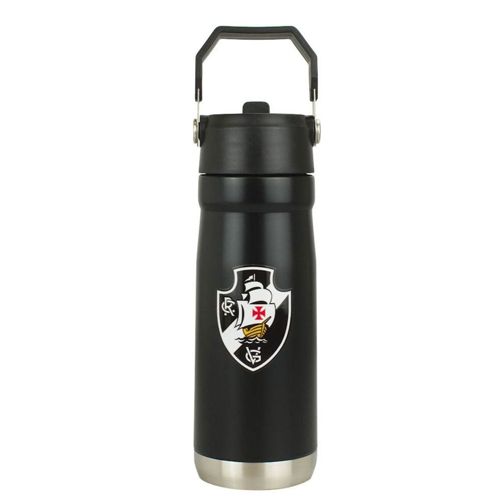 Garrafa Térmica Inox Alça Canudo Bico 650ml - Vasco