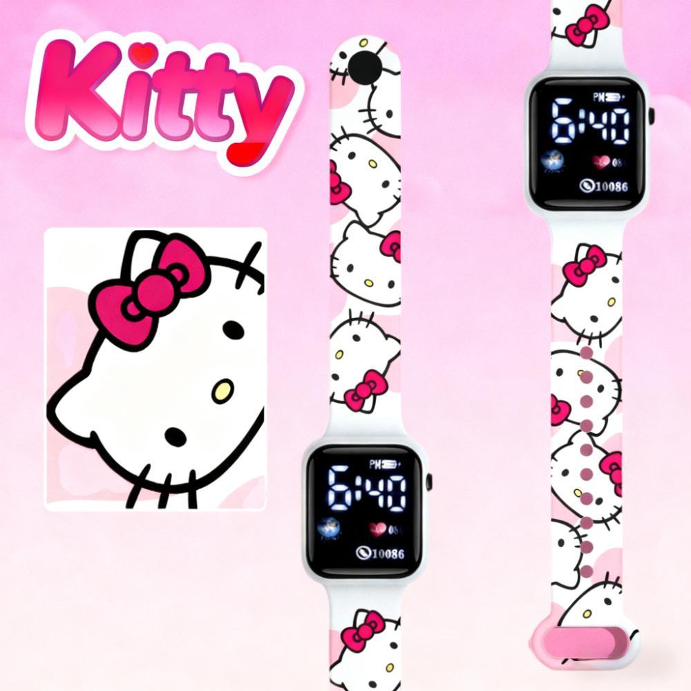 Relógio Digital Kitty Kuromi Infantil  Presente Watch Infantil Menina em Oferta na Shopee