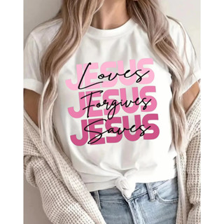 Blusa T-shirt Linda 100% Algodao Camiseta Moda Crista Evangelica Feminina Jesus Camisa Premium em Oferta na Shopee