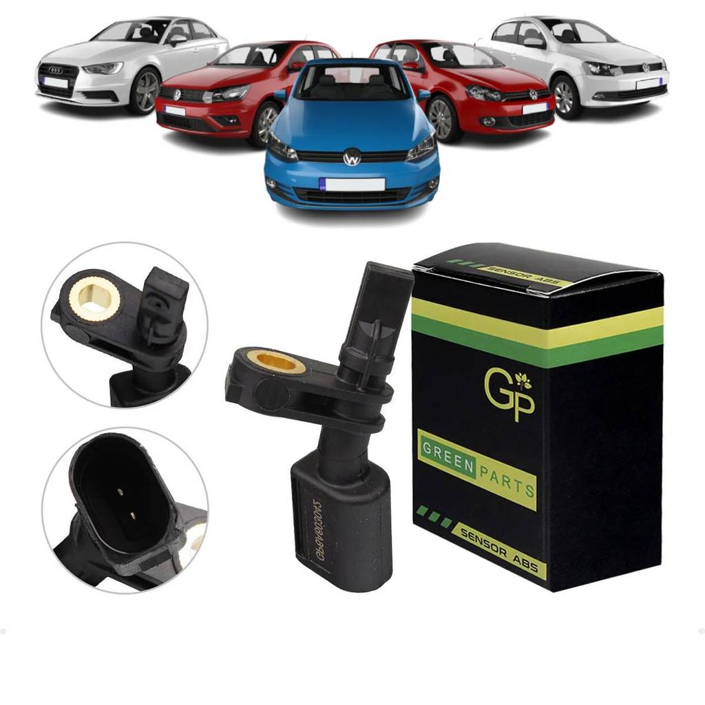 Sensor ABS Dianteiro Esquerdo Audi A1 A3 Q3 TT/ Volkswagen Fox/ Polo/ T-Cross/ Up/ Virtus em Oferta na Shopee