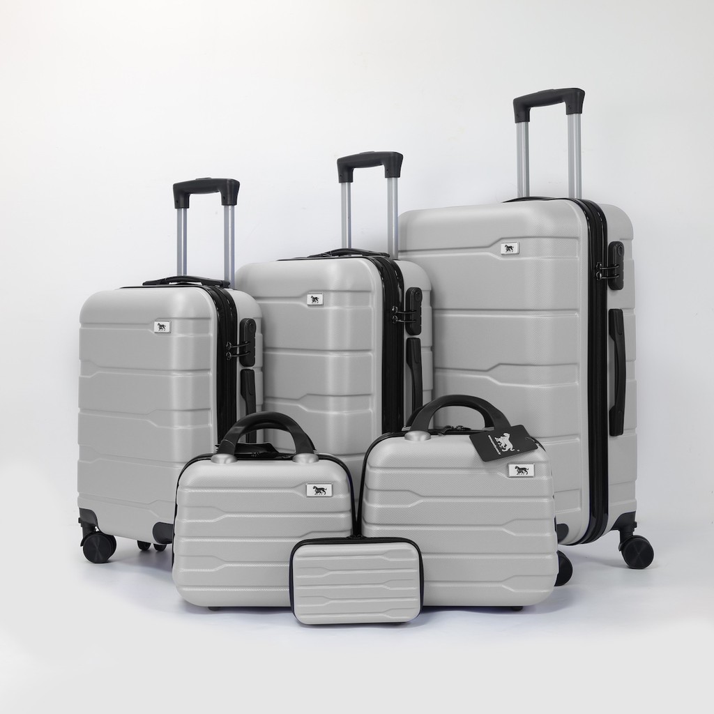 Kit 6 Malas / Frasqueiras De Viagem Bordo E Despacho - M1 em Oferta na Shopee