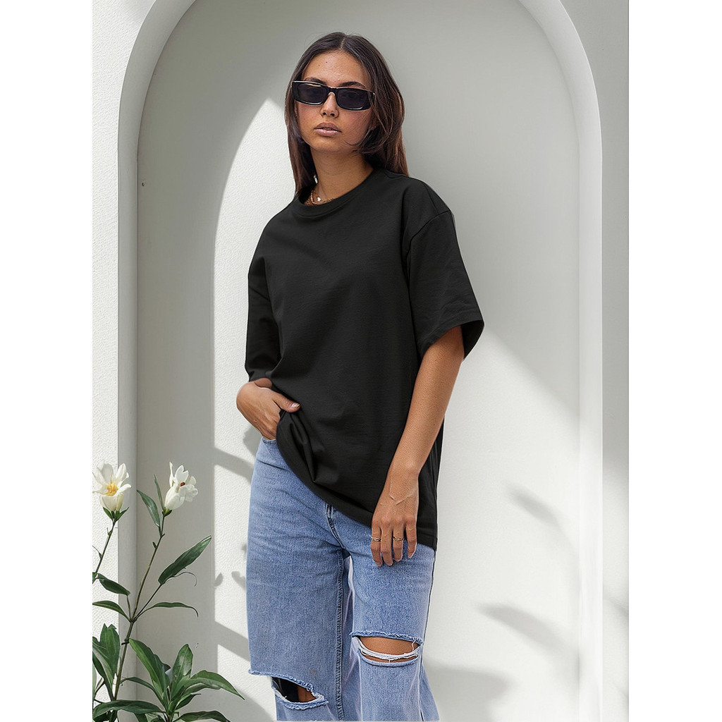 Camiseta Oversized Feminina Streetwear Estilo Urbano Casual