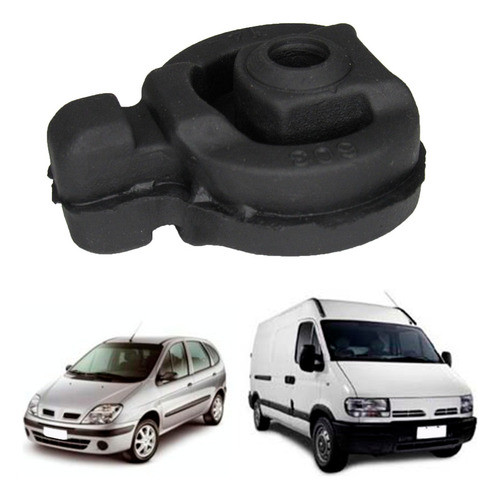 Suporte do Escapamento Traseiro Coxim Borracha Renault R19 Scenic Megane I Master 7700785798