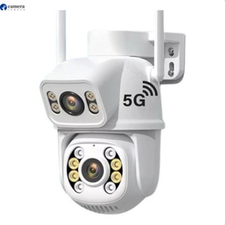Câmera Dupla 5G Externa Ip a Prova D'água com Infravermelho Alarme Wifi Hd Sensor De Movimento em Oferta na Shopee