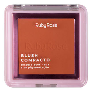 Blush Compacto Ruby Rose BL30 HBF8613 em Oferta na Shopee