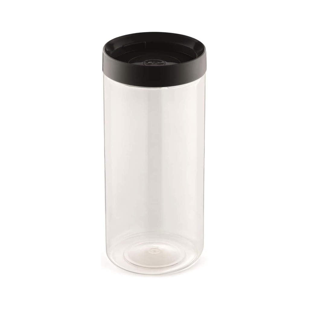 Pote Organizador com tampa de Rosquear Preta 1,2L UZ Utilidades - UZ404-PR em Oferta na Shopee