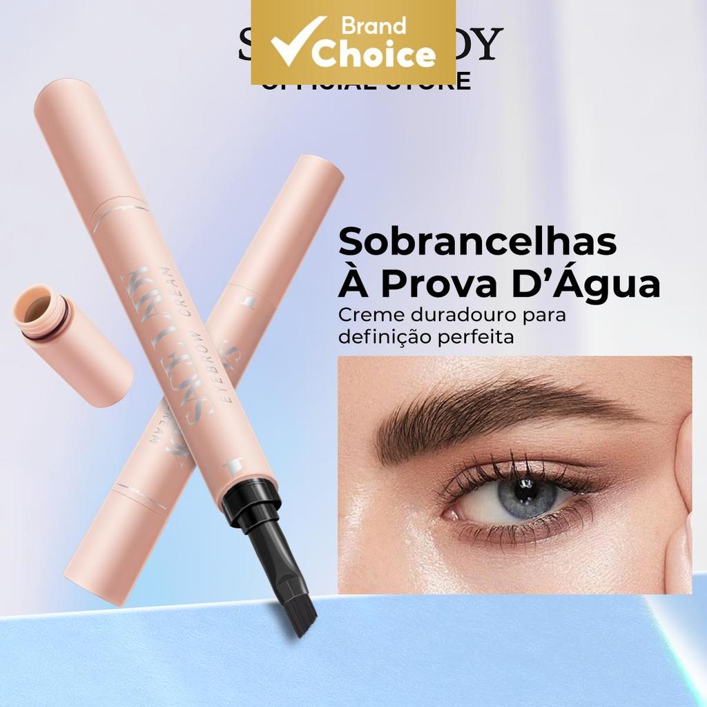 SACE LADY Creme para Sobrancelhas À Prova d'Água Gel de Sobrancelha de Longa Duração Com Pincel Maquiagem